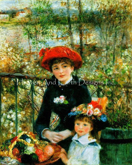Two Sisters On The Terrace - Click Image to Close